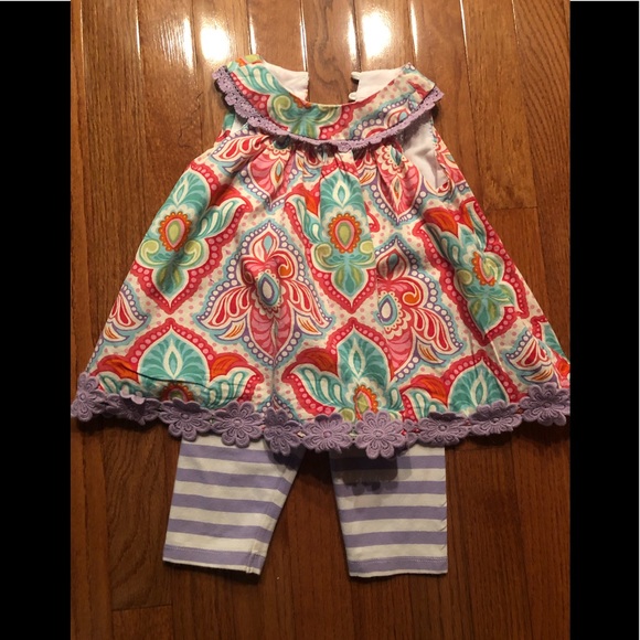 Counting Daisies Dress/Leggings, Size 24 month - Picture 1 of 1